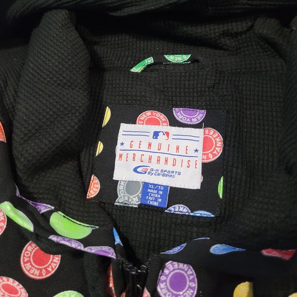 MLB New York Yankees Poker Chips Design Zipper Hoodie - Picture 3 of 6